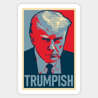 "TRUMPISH" Donald Trump Mug Shot Sticker